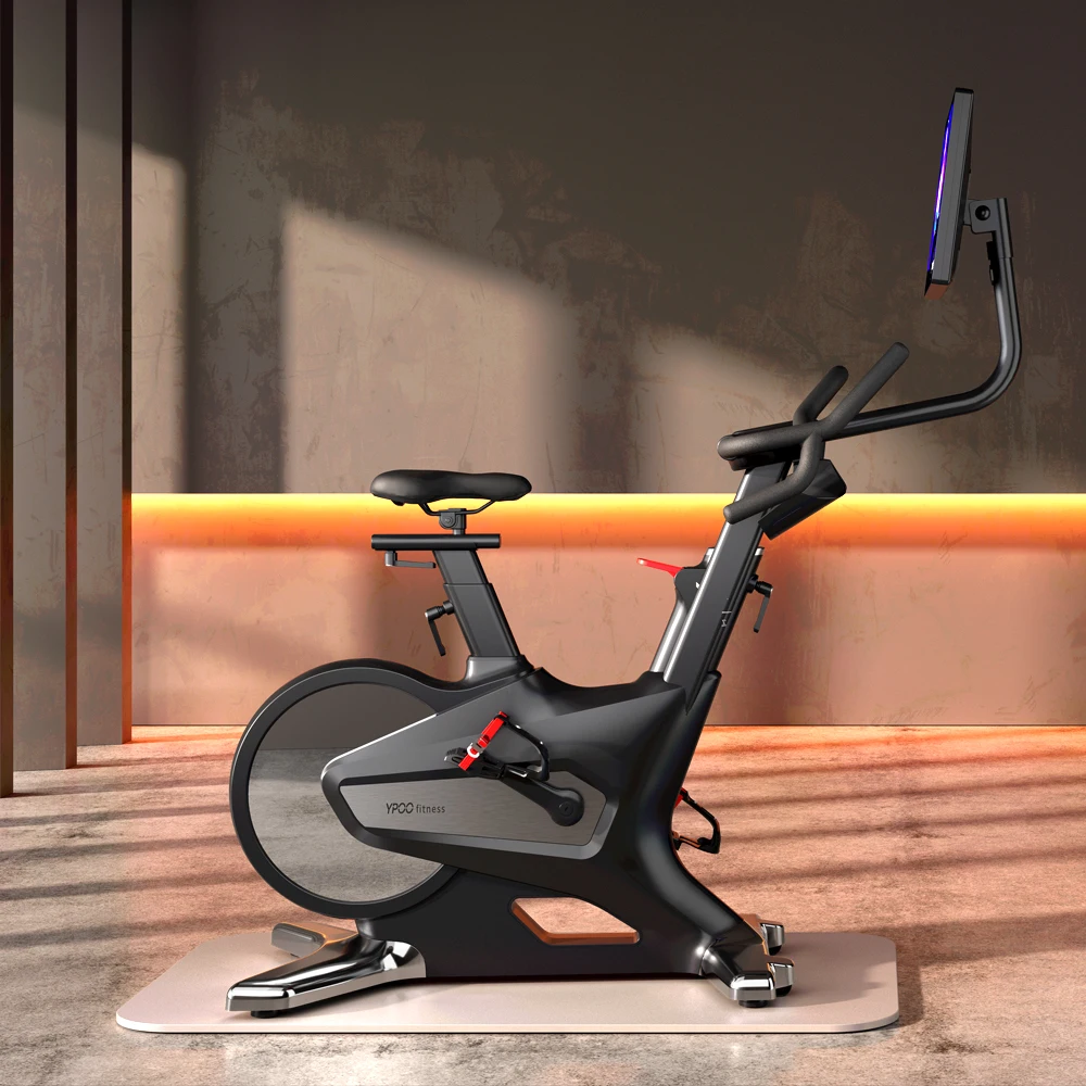 YPOO Spinning  bike  with  22 KG flywheel   Commercial Fitness Gym Equipment Home Training Exercise Spinning  Bike with APP