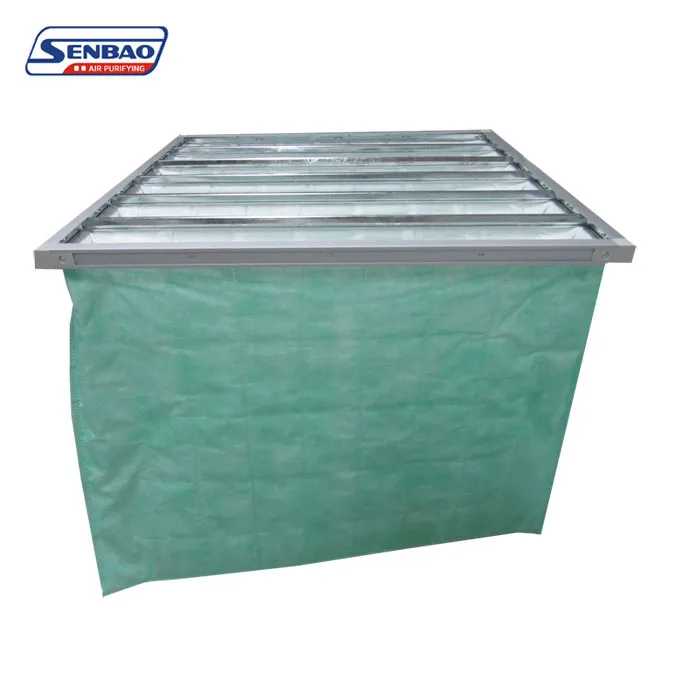 On Sale F5 F6 F7 F8 F9 Pocket Filter Synthetic Fiber Washable Bag Purifier