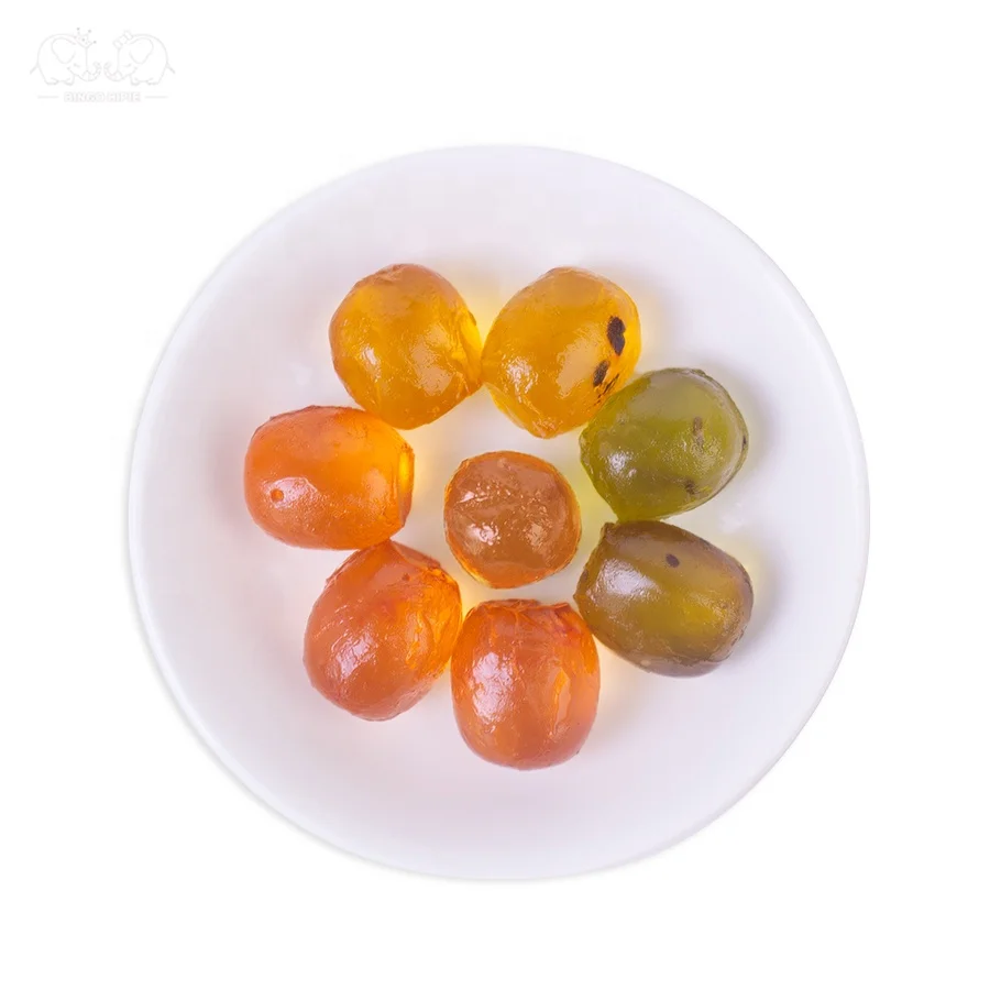 Wholesale Gummies In Bag Sweet and Sour Kosher Food Fruity Bonbons Gummy Candy Ball