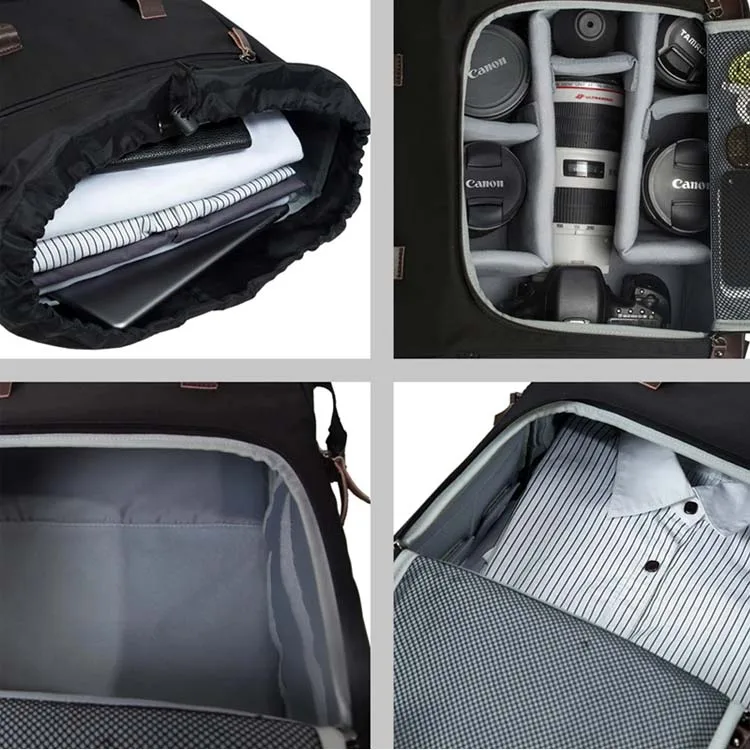 waterproof travel digital dslr backpack stylish laptop camera bags for photography