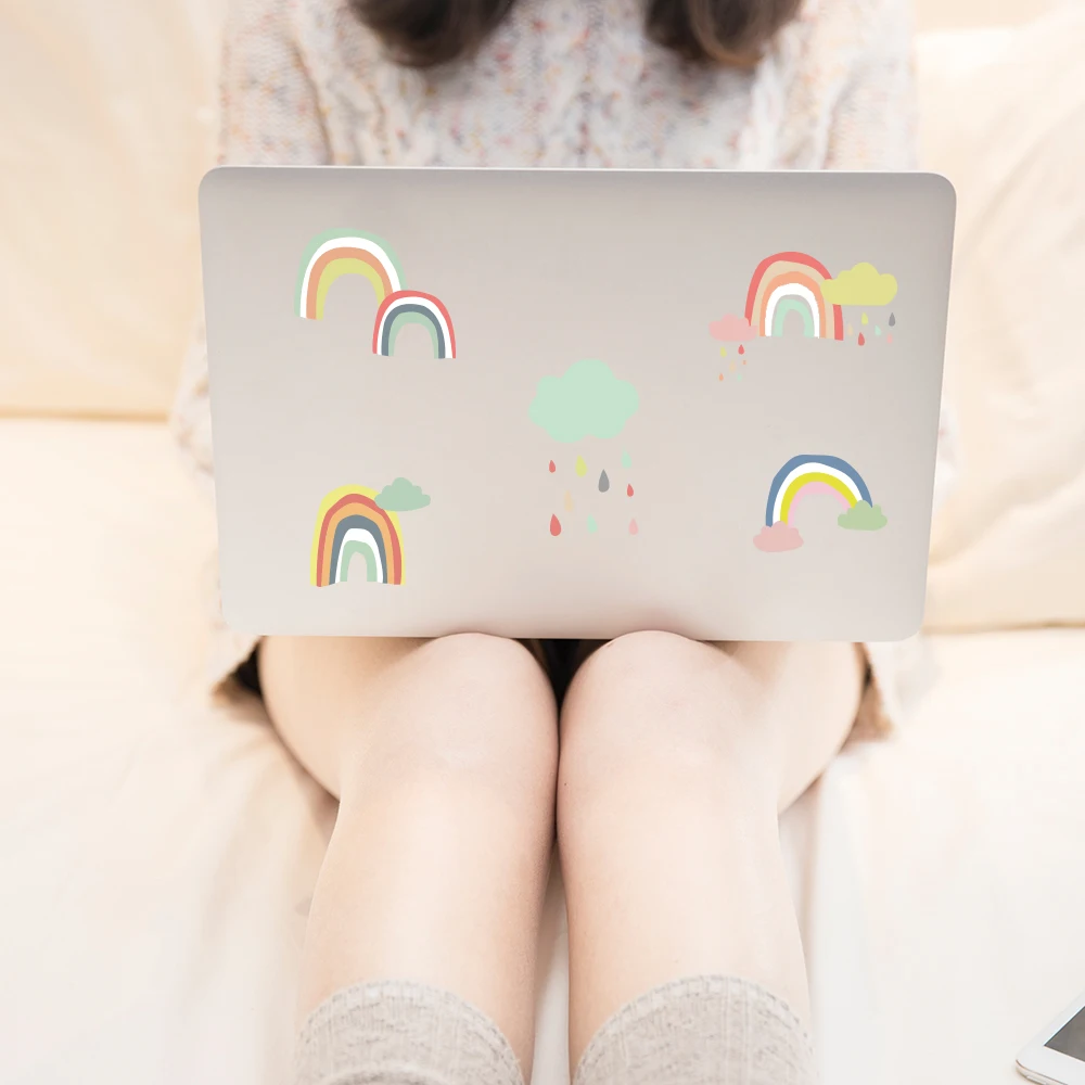  Funlife детские наклейки на стену красочные Мультяшные радужные рекламные виниловые для комнаты и