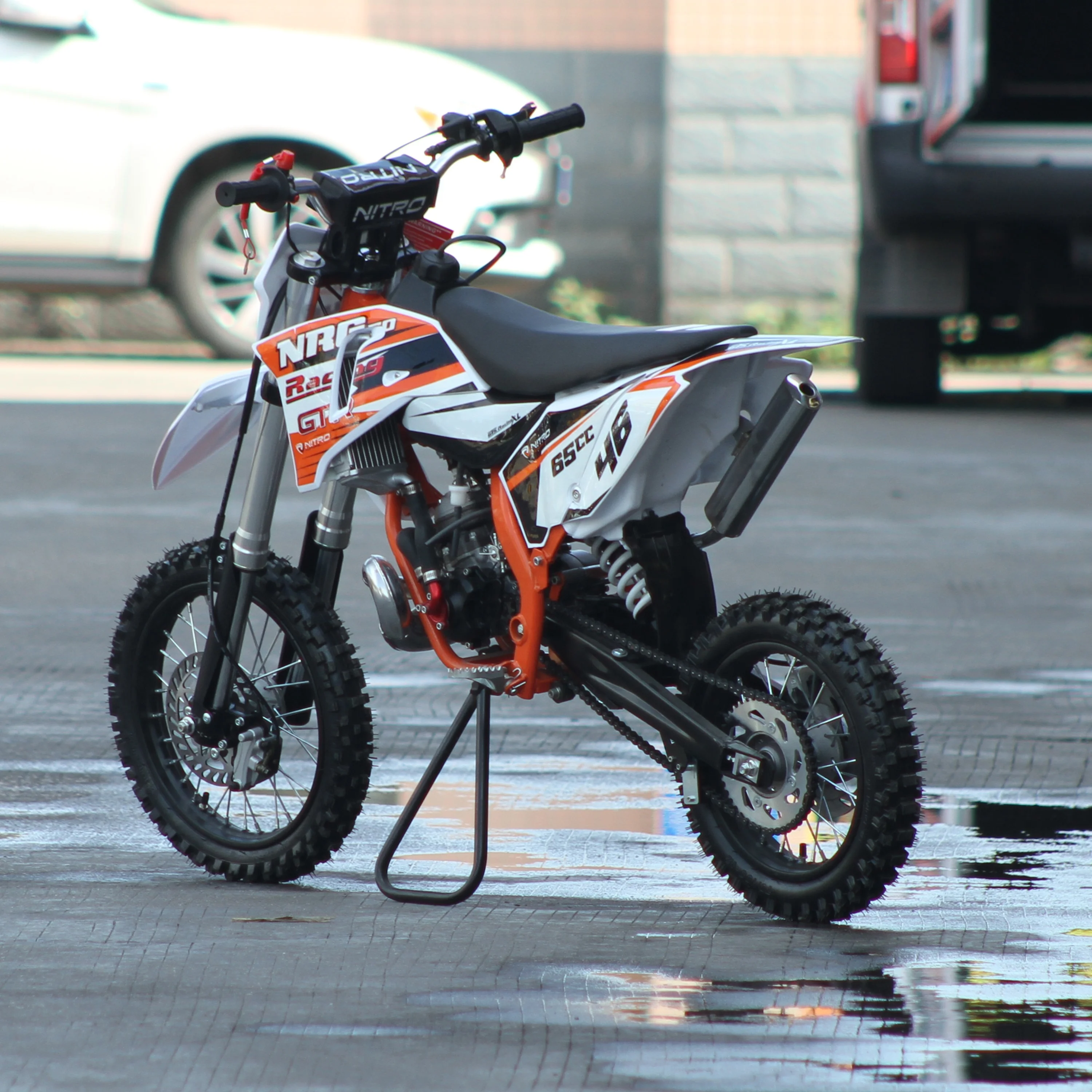 Professional 2 Stroke 65CC Kids Motorcycles Mini High configuration Dirt Bike