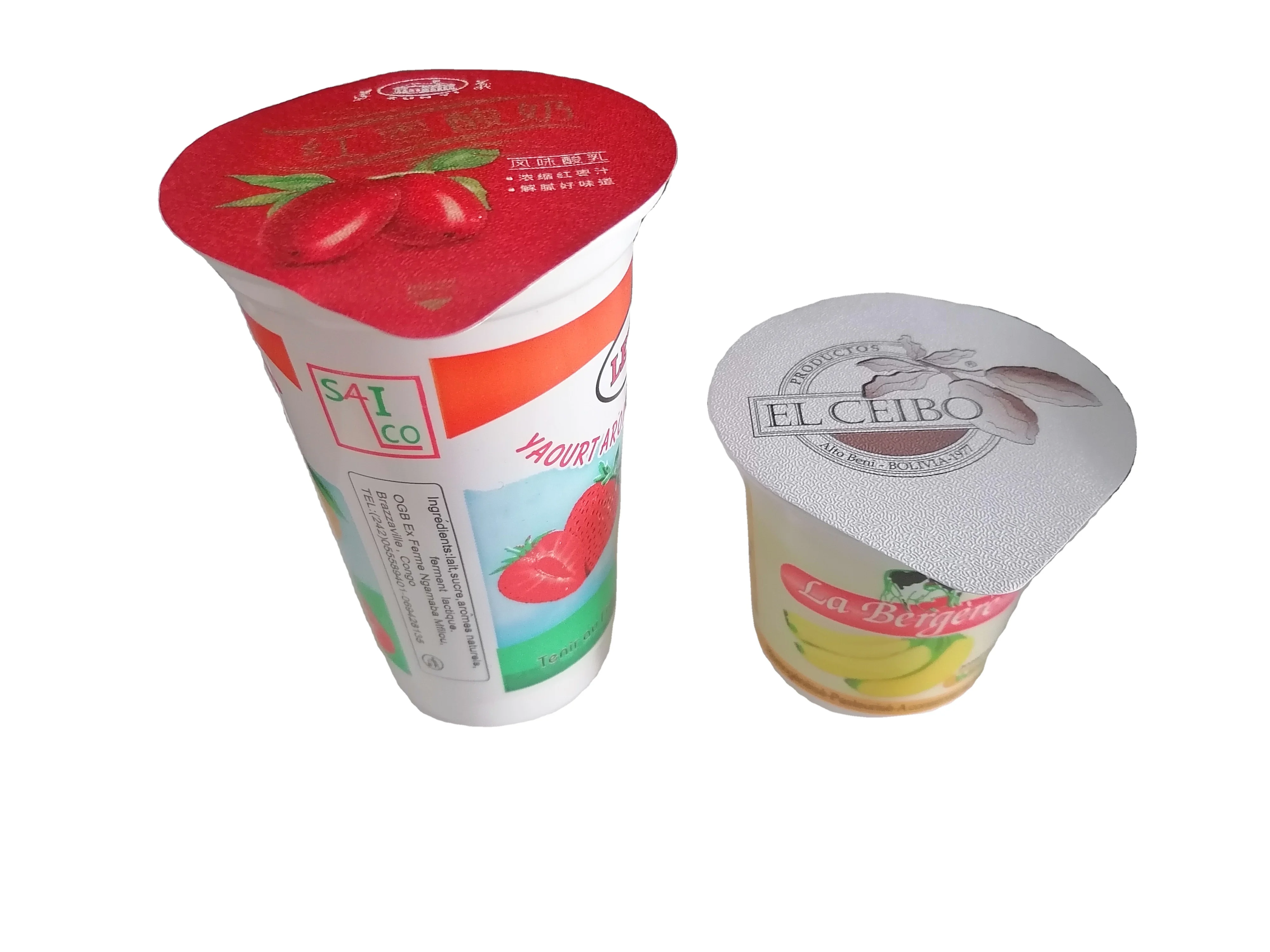 Die cutting embossing coating PP lacquer AL sealing foil lid for disposable cup