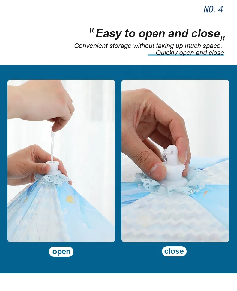 
Screen Protect Dome Net Highly Durable Nontoxic Collapsible Umbrella Keep Insects Away Food Cover Size:stent Pop-up Mesh Stocked 