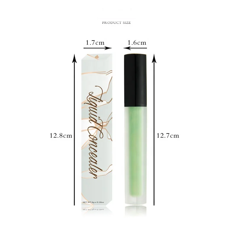 No Logo Coverage Concealer Makeup 9 Color Waterproof Private Label Liquid Concealer