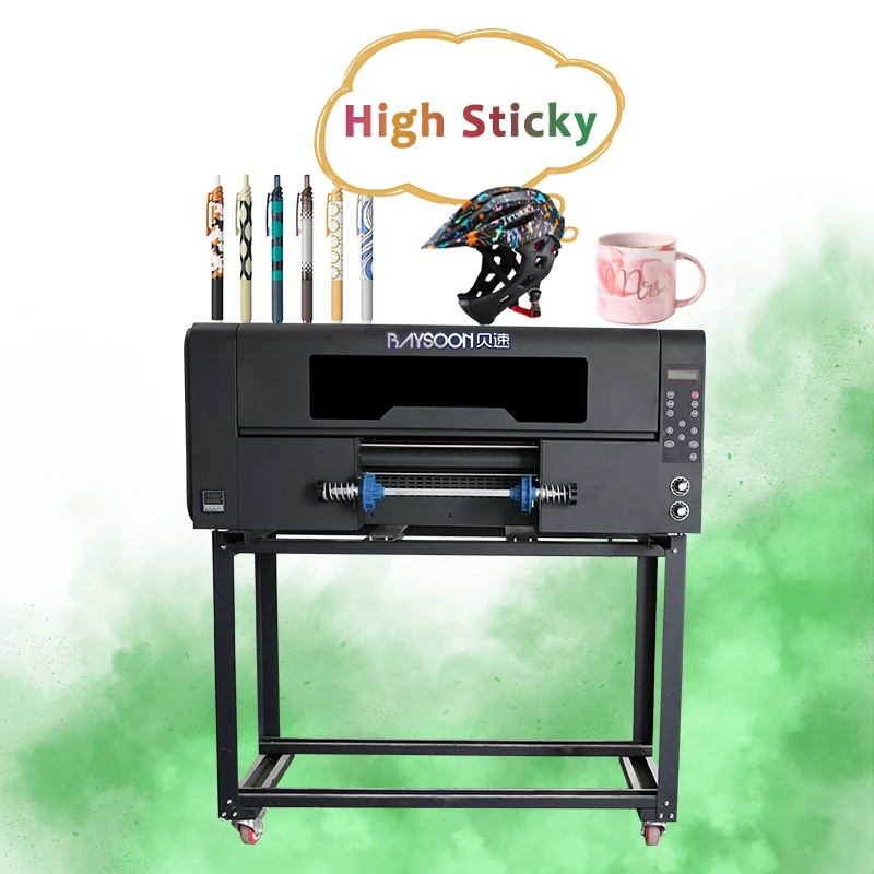 A4 2024 Factory Cheapest UV DTF Printer I1600 High Precision Imported Printhead Crystal Label Transfer Sticker LOGO uv dtf