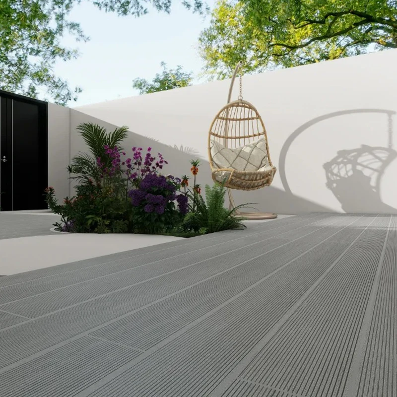 Aveeno Dampproof Waterproof E co Extruded Outdoor Glossy WPC Composite Deck Decking Floor Boards For Flooring Material