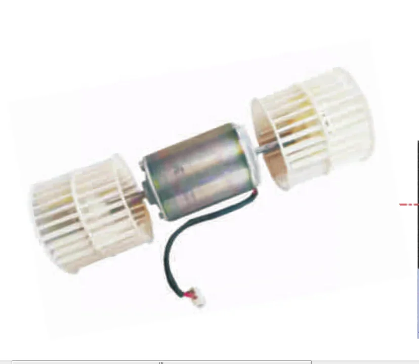 autoparts radiator auto cooling condenser fan motor zd2501-w