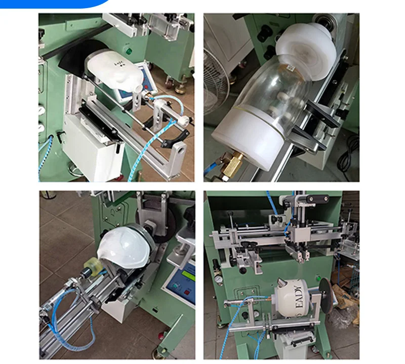 ECO silk screen printer high precision multi color round silk screen printing machine for cosmetic glass bottle