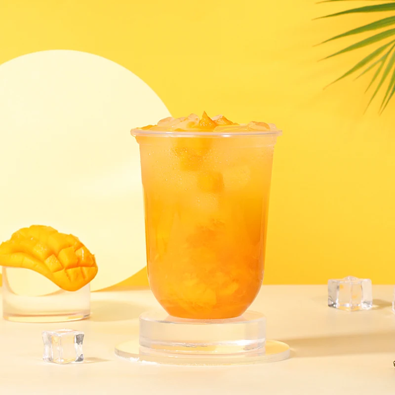 OEM bubble tea supplier bubble tea supplies fruit syrup Grape passion fruit Instant drinks Mango juice concentrate