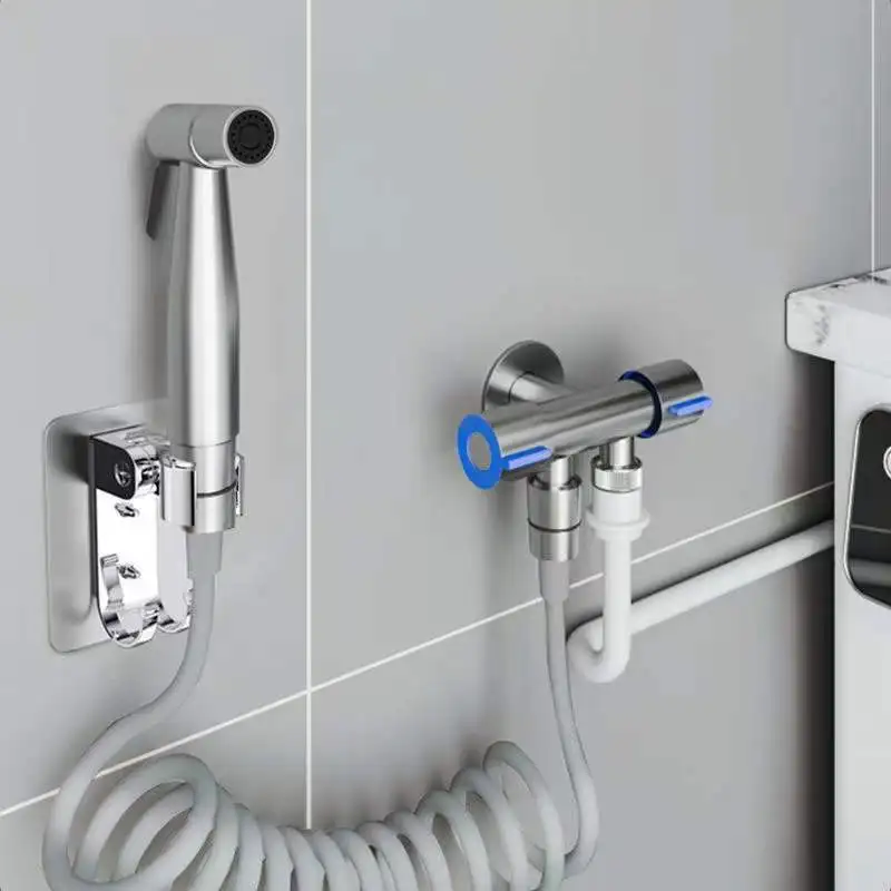 Factory 2024 Hot Sale SS 304 Bathroom Shattaf Toilet Handheld Bidet Bathroom spray Woman Washer