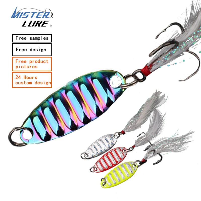 MISTER LURE manufacturing 1.5g 3g 5g 7g 10g 15g 20g 25g floating hard bait fishing spoon lure