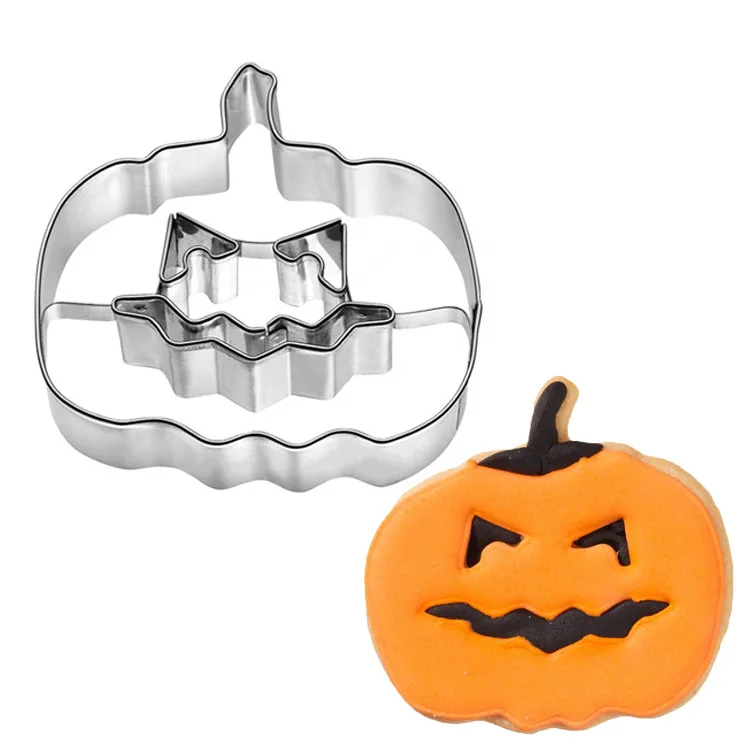 Christmas 304 Stainless Steel Halloween Cookie Mold Animal fruit Pumpkin SHAPE Biscuit Cutter