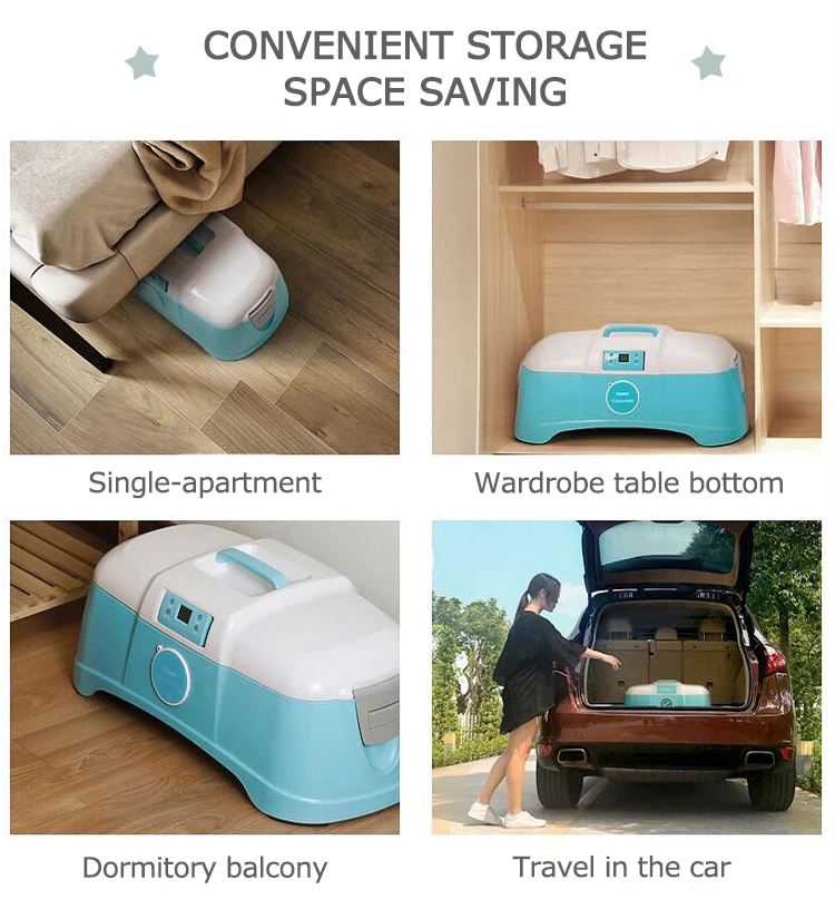 Hot steam air heater cabinet remote control freestanding portable electric clothes dryer foldable