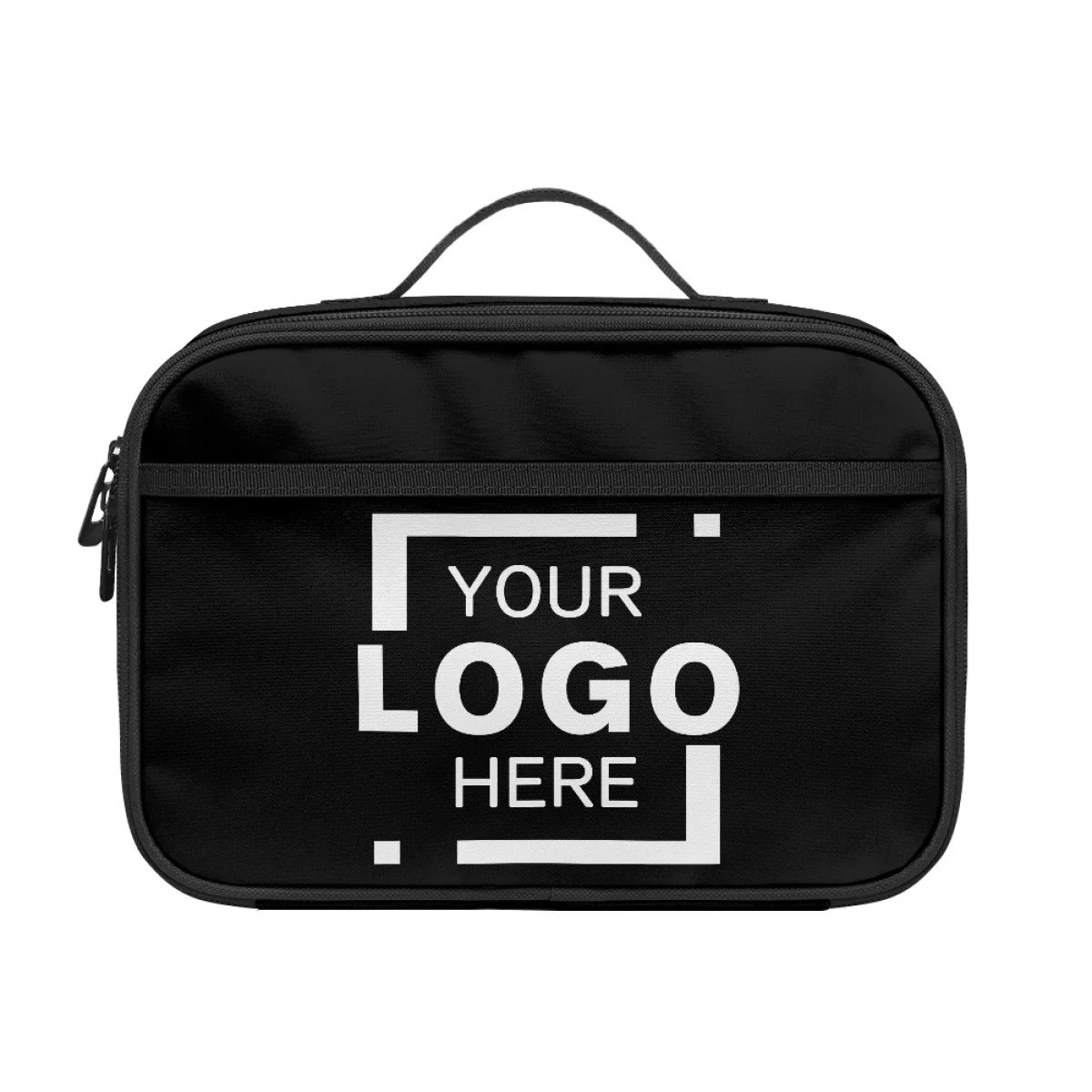 Custom Heat Transfer Aluminum Film Material Insulation And Dirt Resistant Lunch Box Easy to Clean Portable Square Lunch Bag