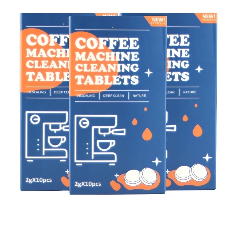 Factory Eco-Friendly Disposable Coffee Machine Cleaning Tablets Deep Clean Espresso Machine Solid Tabs Milk Foam Coffee Machine