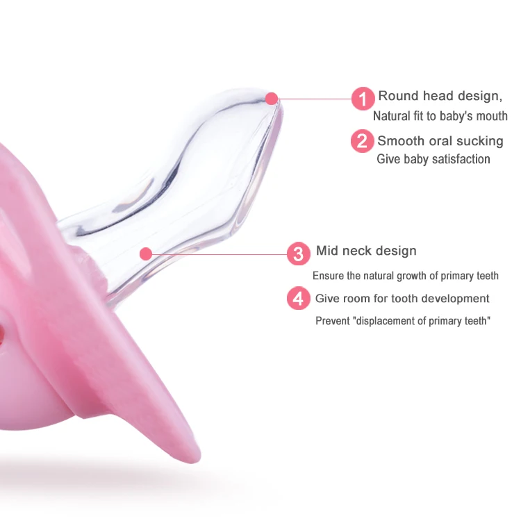 OEM Factory wholesale food grade BPA free odor free cartoon animal super soft silicone magic baby pacifier