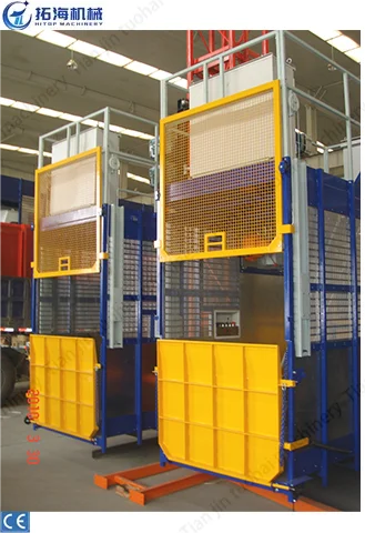1600kg Dual Cages Construction Site Building hoist  Construction Hoist Lifters