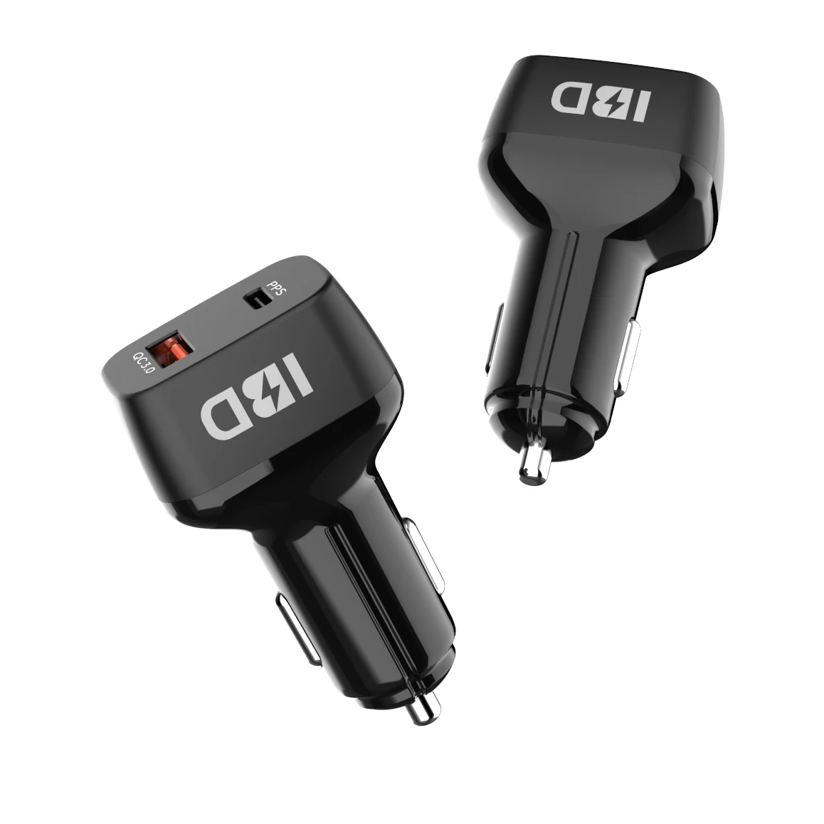 IBD 2021 тренд красивый дизайн оптовая продажа мини PD 30 Вт двойной порт Smart QC3.0 быстрая зарядка автомобильное зарядное устройство для iPhone