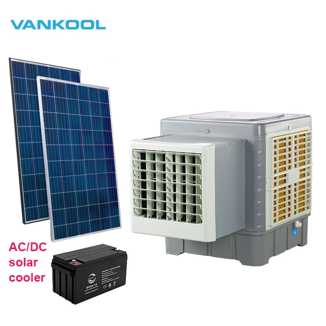 AC/DC 220V/12V Solar Rechargeable window cooler
