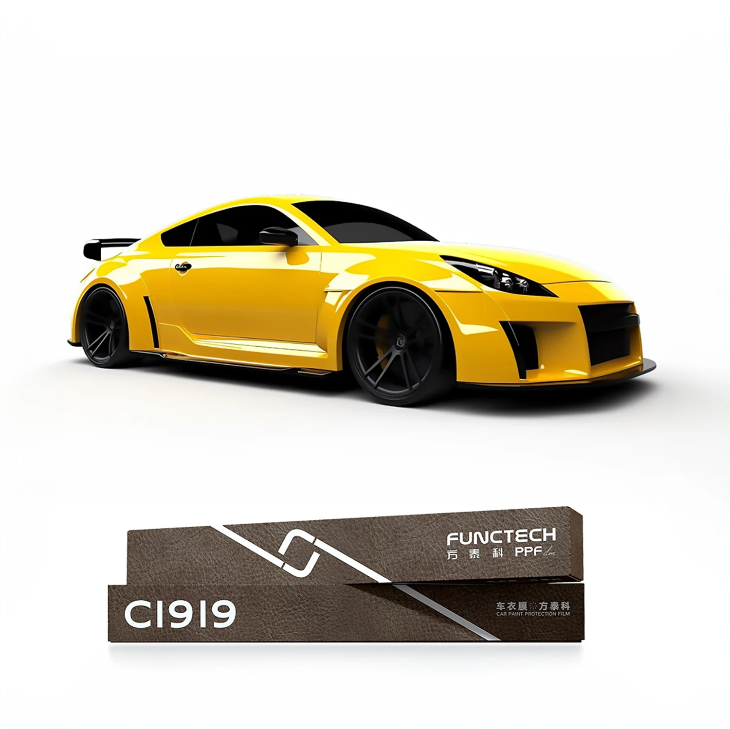 Air Bubble Free Car Body Sticker Color Change Bond Gold Yellow Vinyl Wrapping PPF Film