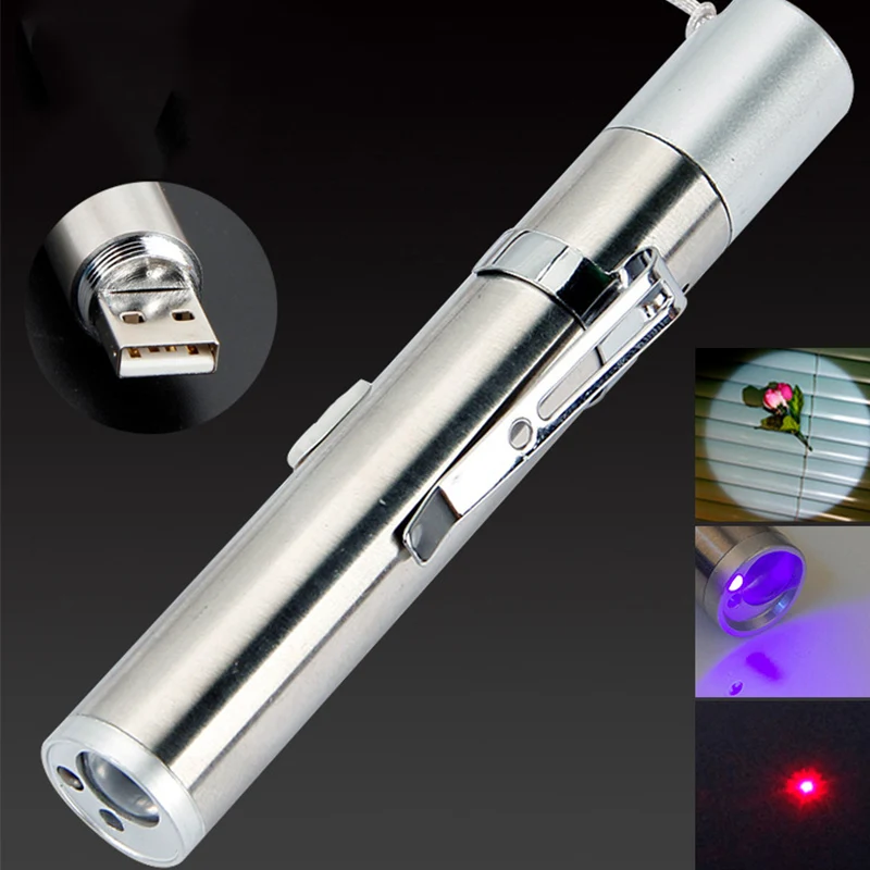  Интерактивная Usb лазерная ручка для кошек игрушка домашних