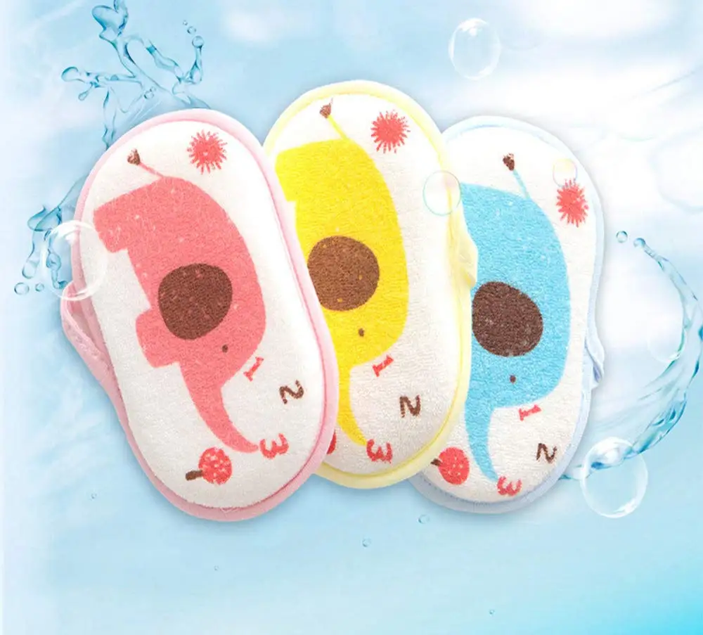 Lalasis bath sponge body cleaning shower foaming skin care sponge for kids baby newborns wholesale
