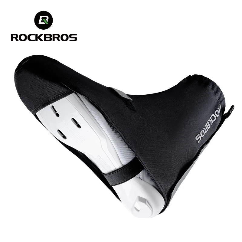 ROCKBROS Bicycle Rain shoes cover mountain road waterproof windproof lock shoe cover motorcycle bicycle riding equipment