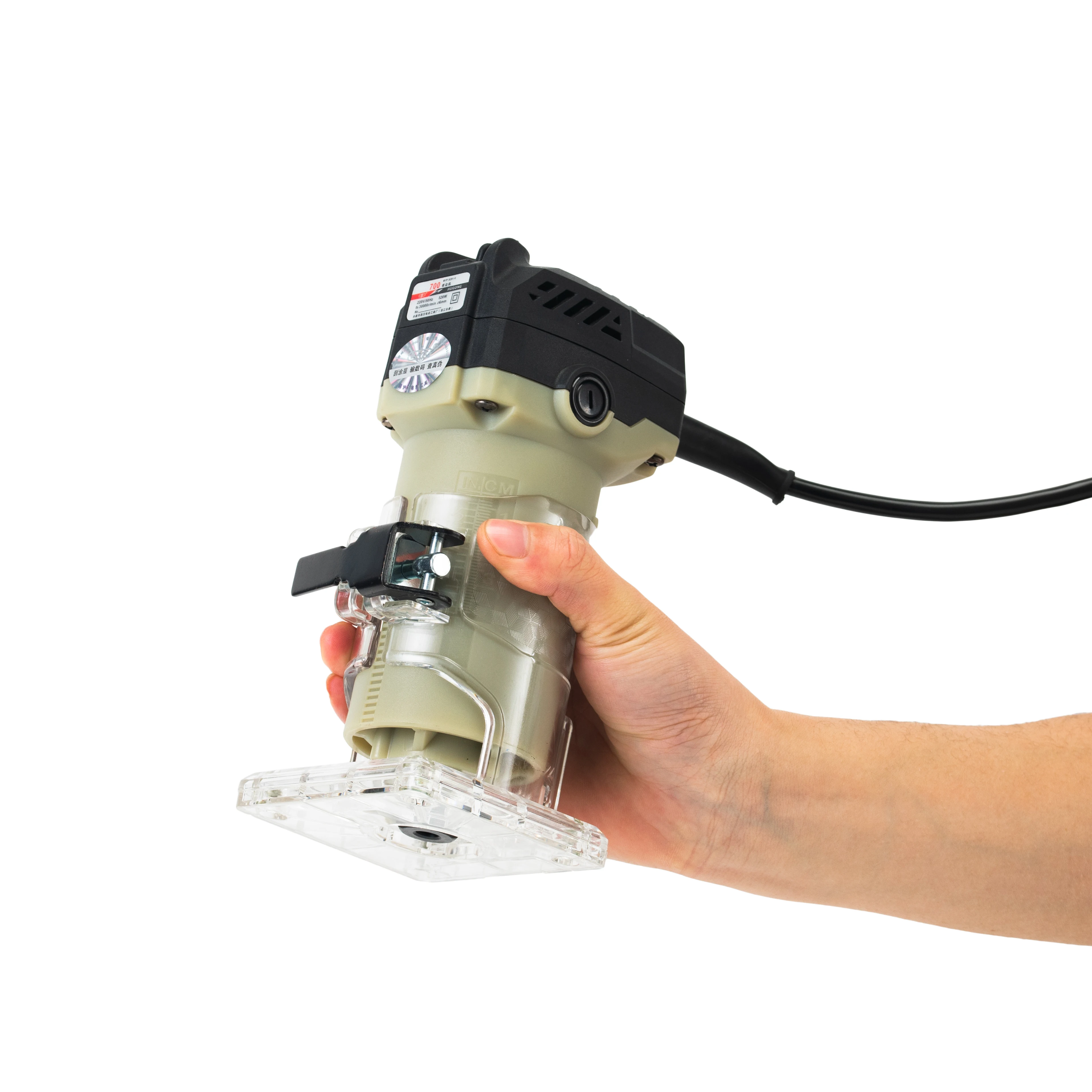 520W High Power Variable Speeds Electric Wood Edge Trimmer Portable Wood Router Woodworking Trimming Machine