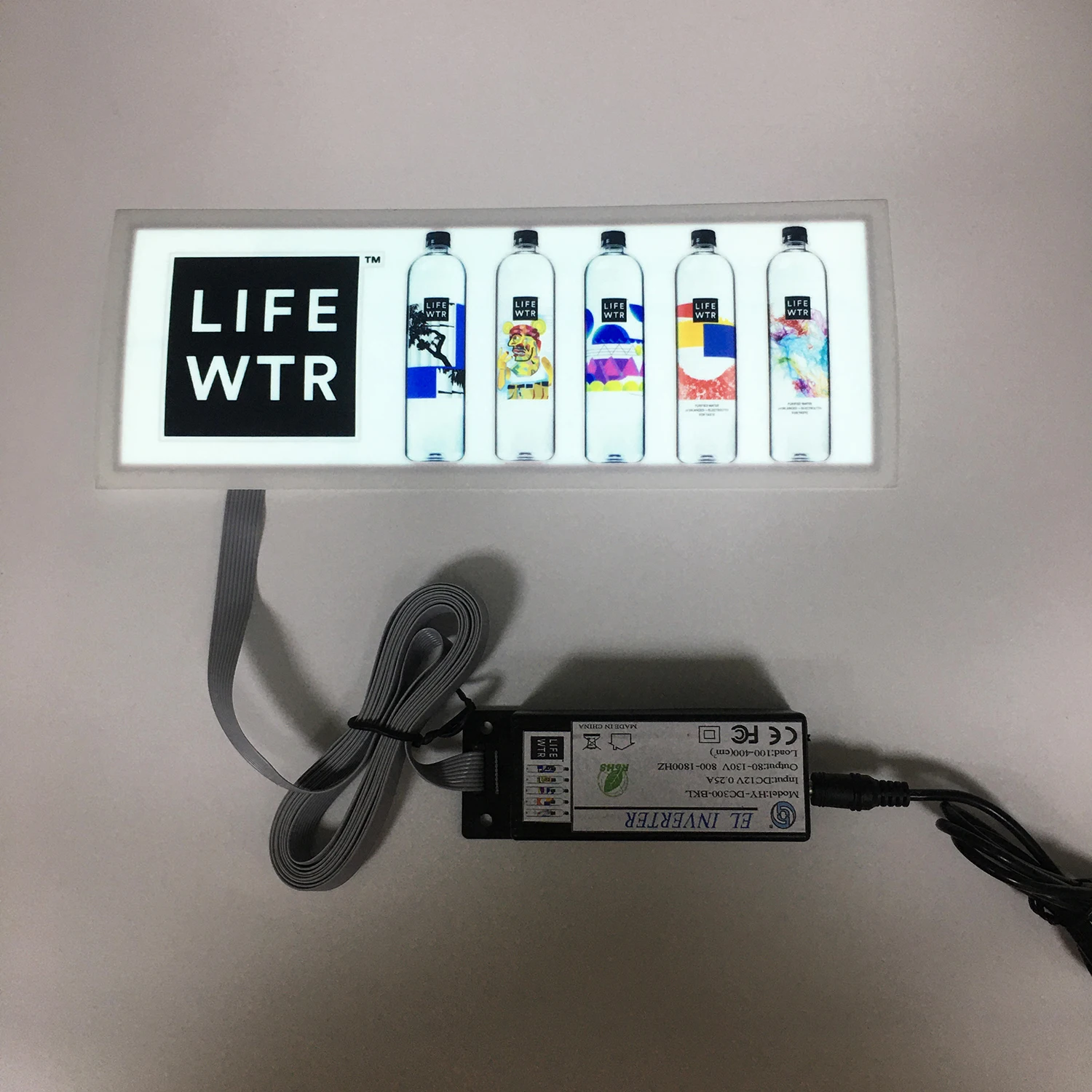 
Customize EL animated panel sticker for cooler door 