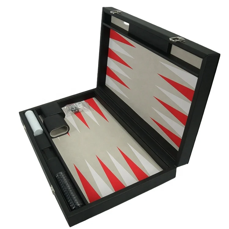 Кожаный backgammon tavla travel game роскошный набор для настольных игр