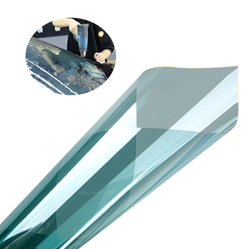 Недорогая нано-керамическая фотохромная Тонировочная пленка для окон автомобиля 99% с ИК-защитой от ветра стеклянная черного и синего цвета солнечная