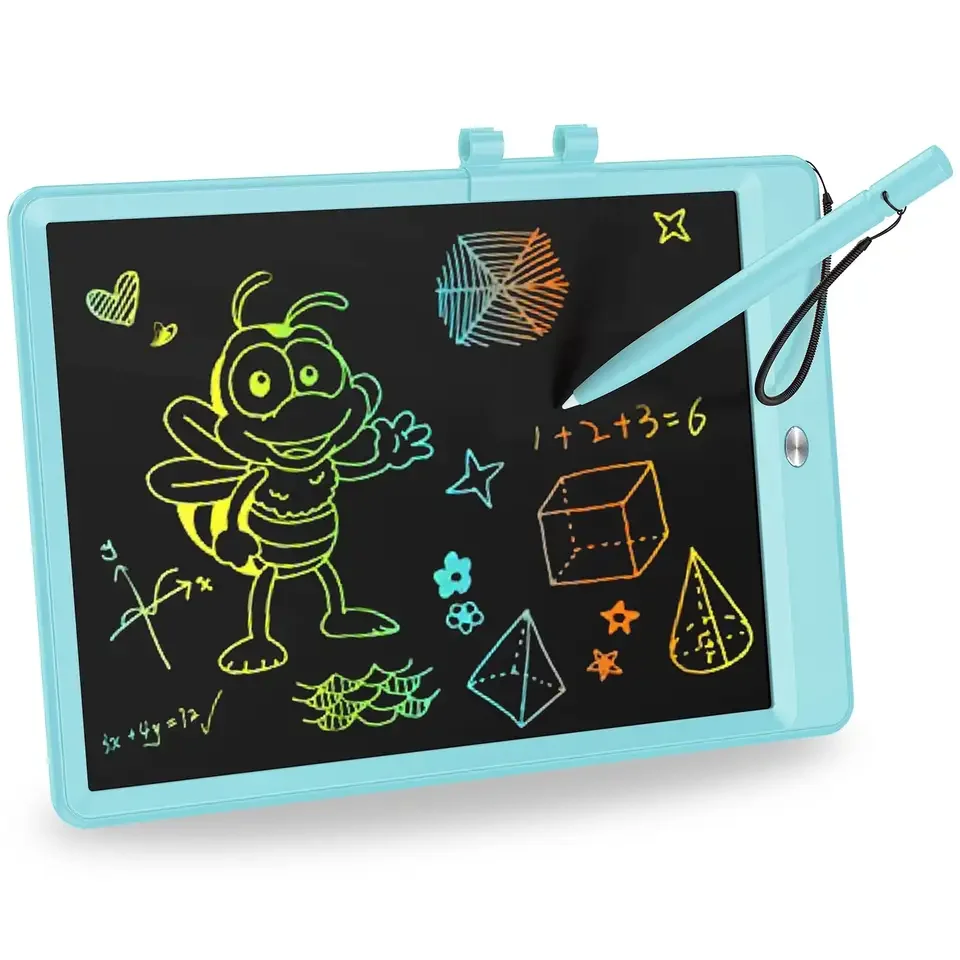 LCD Writing Tablet, 10 Inch Colorful Toddler Doodle Board Drawing Tablet, Erasable Reusable Electronic Drawing Pads