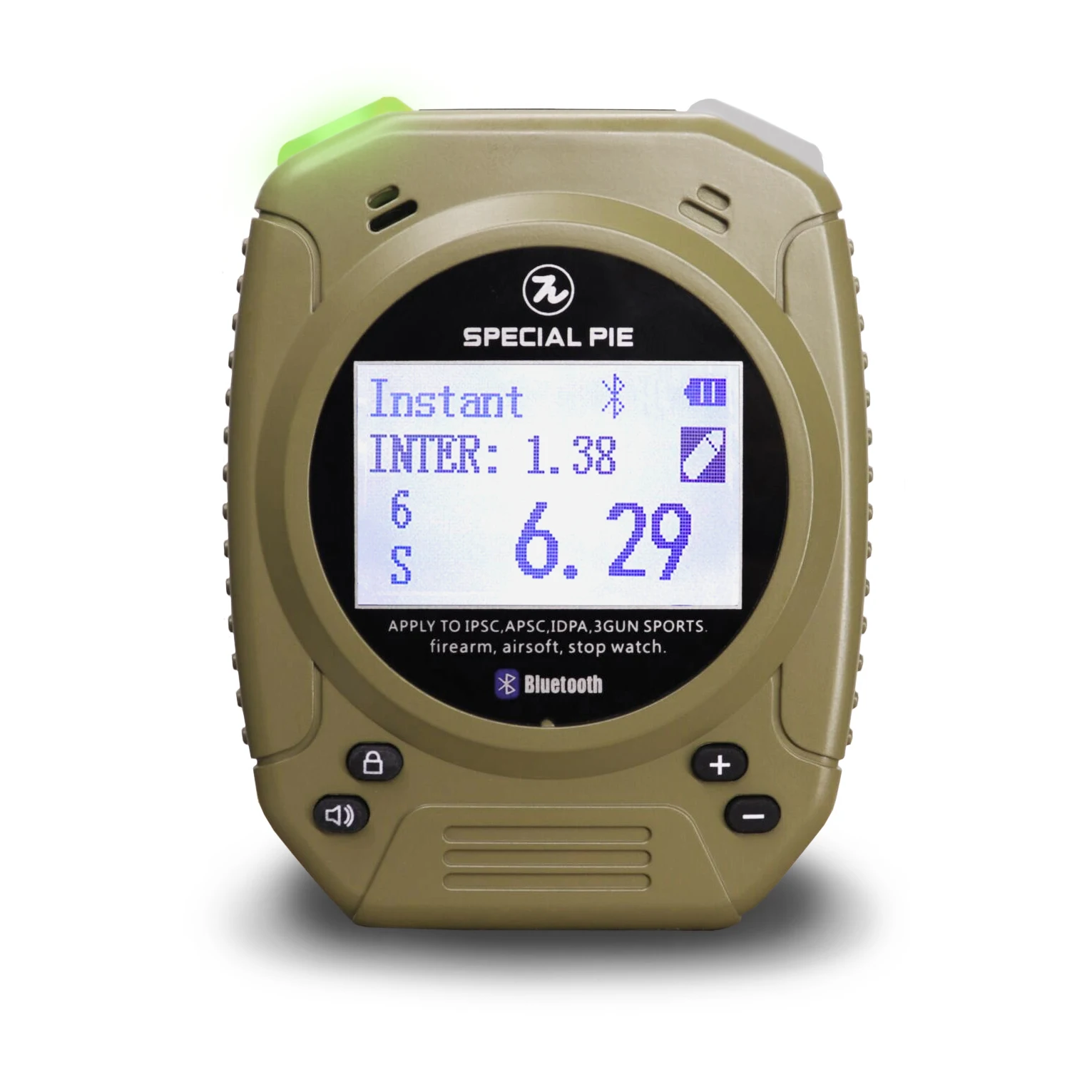 Affordable Shot Timer for Training & Dry Fire Loud Buzzer Ergonomic Design Readable Display come with Belt Clip