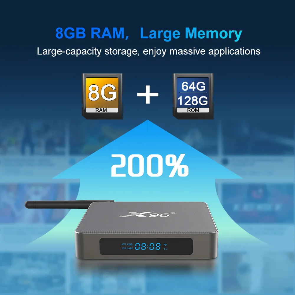 X96 X6 Самый дешевый Android 11 0 ТВ коробка двойной Wifi с Bt Rk3566 8g32g 16g64g 16g128g Led Dipaly