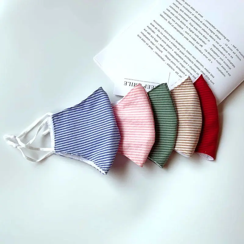 
Direct Selling Cotton Cloth Reusable Washable Face Facemask Custom For Production 