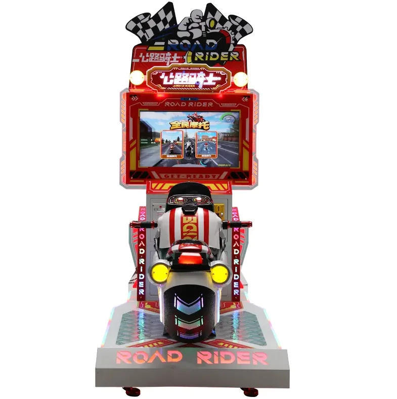 competitive price coin-operated electronic race car arcade game machine commercial fiery sale