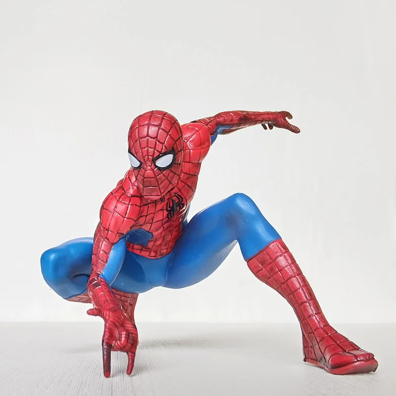 Cartoon Vinyl Action Figure Model Spider Man Figurine For Car Decoration