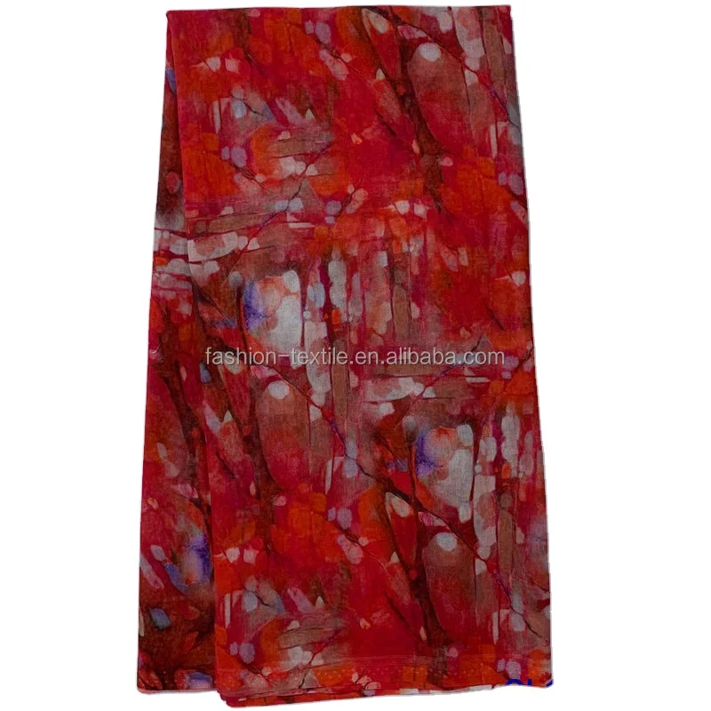 Voile Soft swiss Cotton Prints africa Style Hot Sale Popular Goods High Quality Material Fashion Fabric