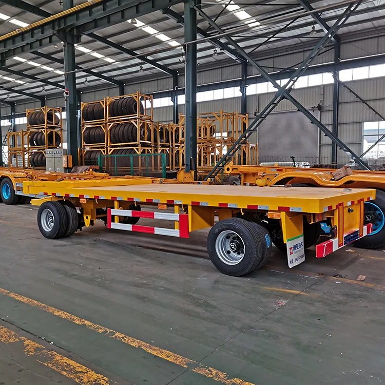China best selling turntable full trailer truck