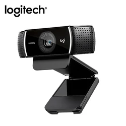 Original Logitech C922 Pro HD Webcam 1080P Autofocus Built-in Microphone Stream HD Anchor Camera With tripod