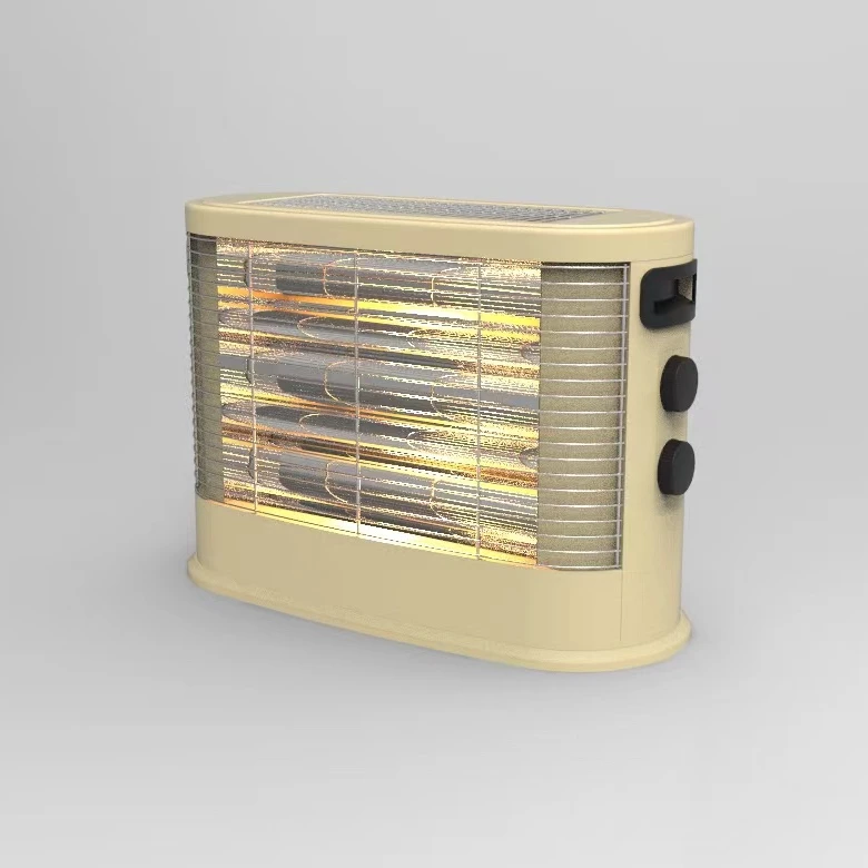 2022 new mould quartz heater with 5 heating elements and 4 heating sets with certification CE, CB
