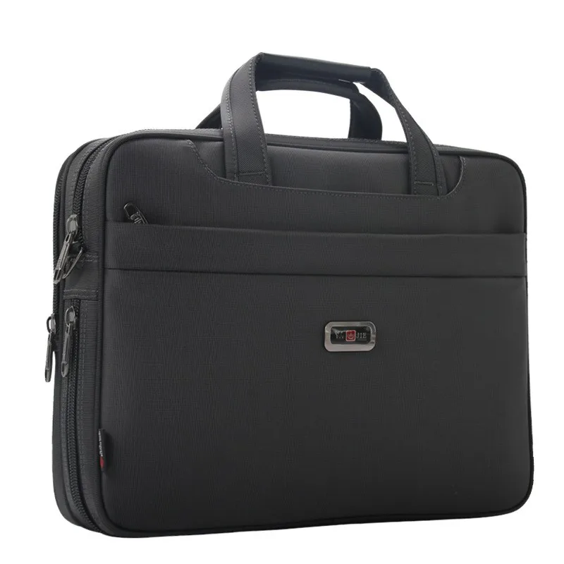 Wholesale new design Waterproof Laptop briefcase shoulder sleeve Oxford Briefcase Business
