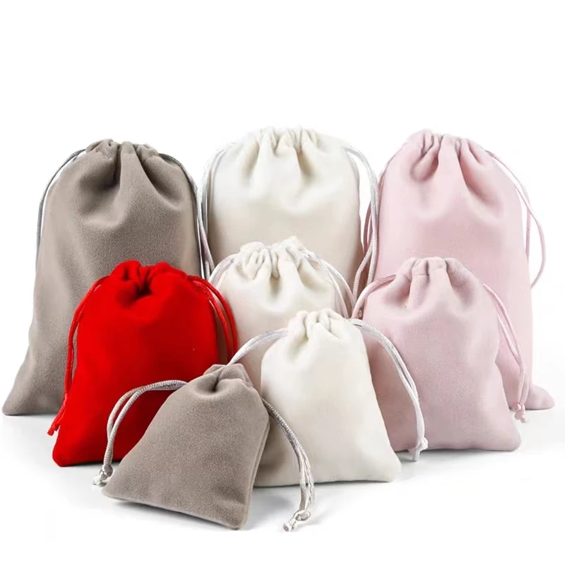 Hot Sale Eco Reusable storage bag Custom logo printed drawstring jewelry pouch bag