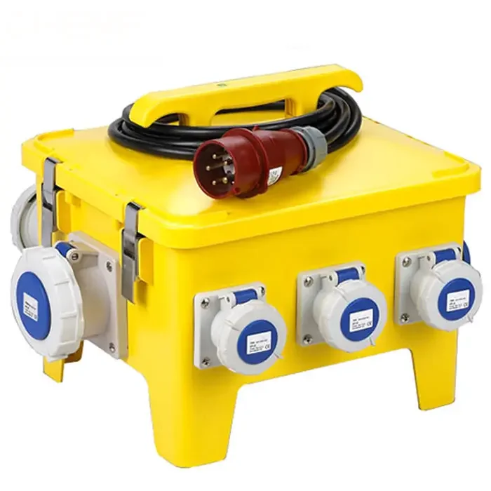 IP65 12 way distribution box industrial plug socket Power 3 phase Electrical Waterproof Junction box