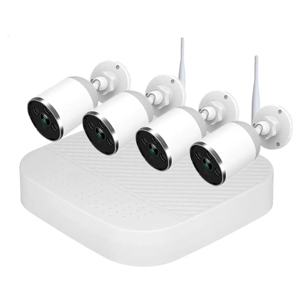 4CH 3MP Tuya Nvr Smart Home Security Wireless Waterproof Outdoor Wifi IP Cctv Video Surveillance System