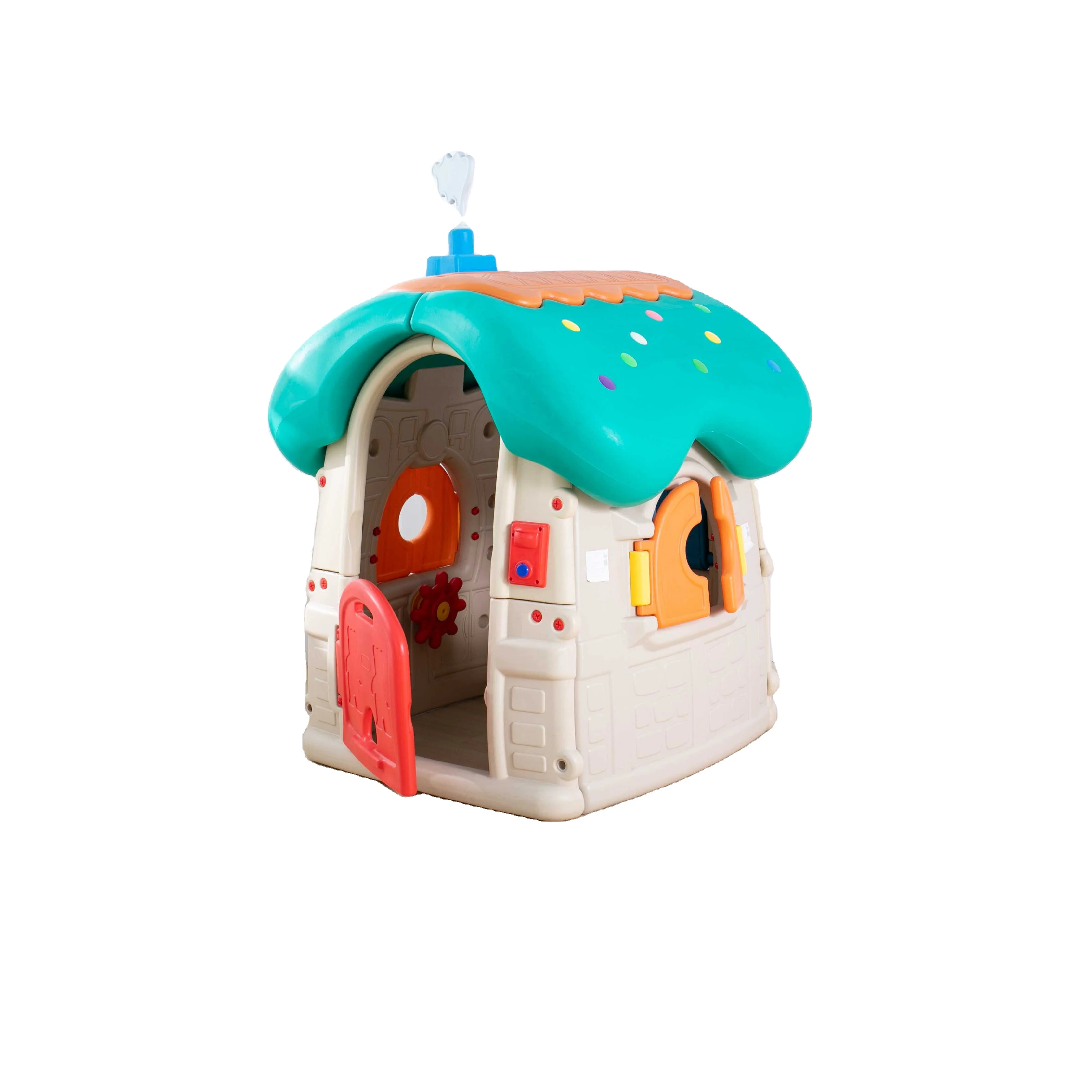 Special Mushroom Cottage Sets Kids Amusement Plastic Toys Play Game House For Children