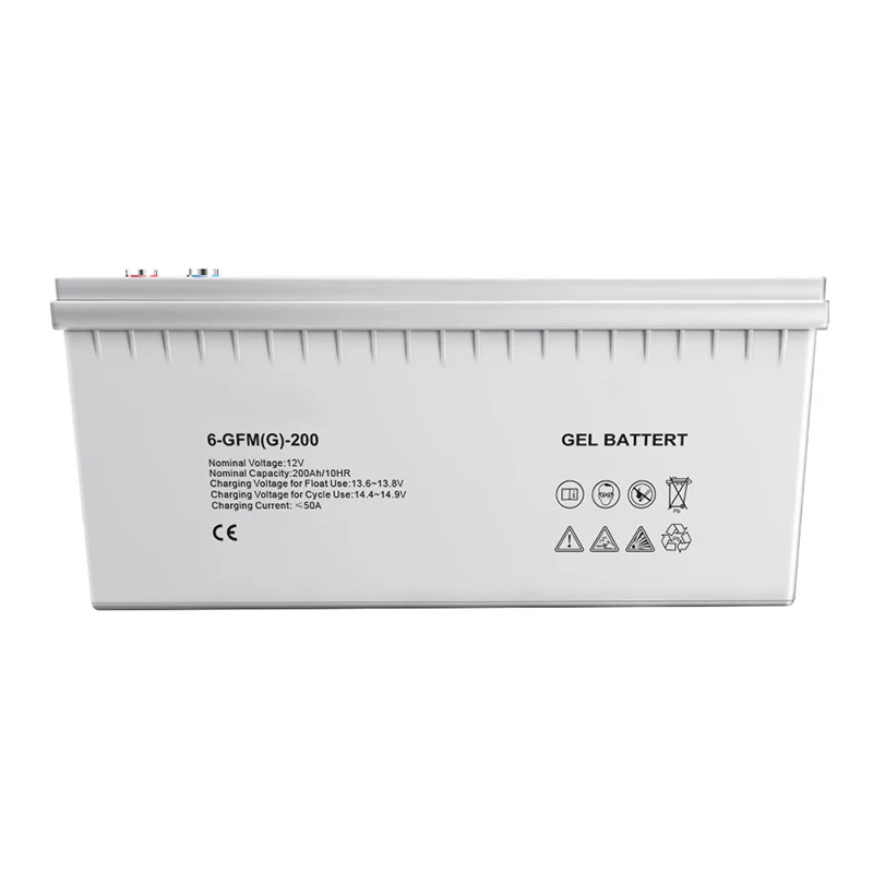 Rechargeable AGM Gel Solar Battery Charger Sealed Lead Acid Batteries 12V 100Ah 200Ah for Solar System