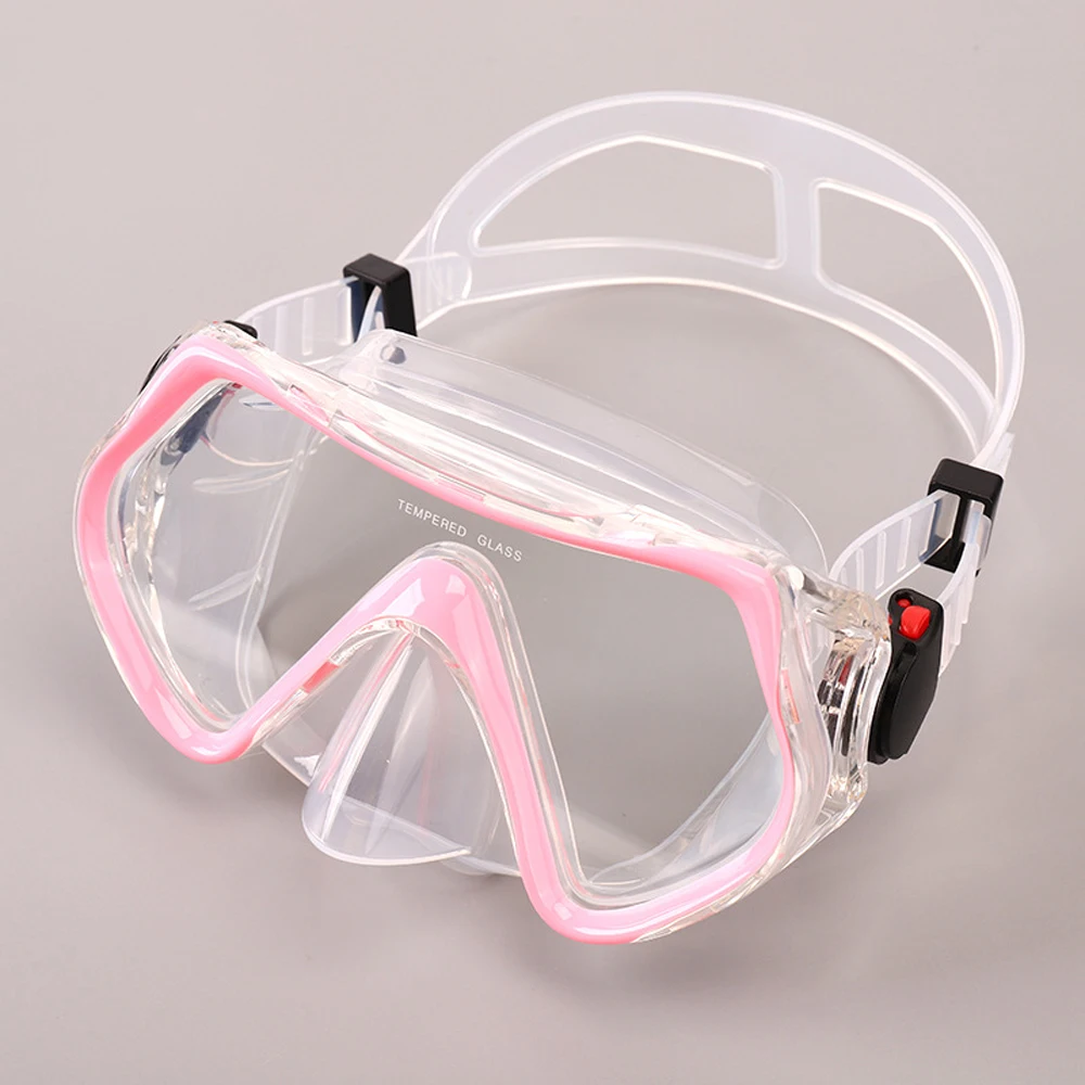 Anti-fog Anti-leak Liquid Silicone Diving  Goggles Glasses Full Face Snorkel Mask Swimming Equipment for Adult