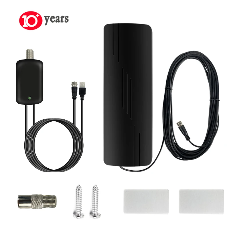 High Quality Long Range Indoor Outdoor HDTV Digital Signal Amplifier HD TV Antenna Support 4K 1080p